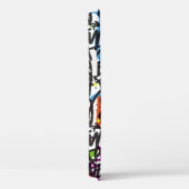labels naadloos patroon. Graffiti achtergrond.kuns Case-Mate iPhone Case (Achterkant / Rechts)
