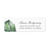 Labels op het adres Forest Mountain Return (Voorkant)