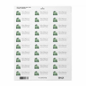 Labels op het adres Forest Mountain Return (Full Sheet)