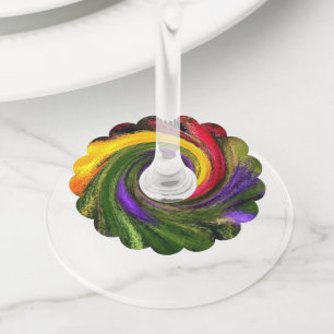 labels van "A Floral Twist" met schroefdraad