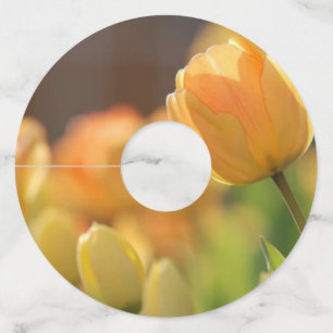 labels van bloemenwijn