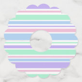 Labels van pasta's, gestreken fijn papier (Achterkant)