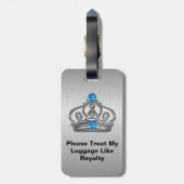 Labels van Royal Crown Bag (Achterkant verticaal)