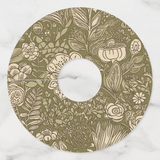 Labels van wijnglas (Voorkant)