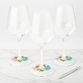 Labels van wijnglas (Set)