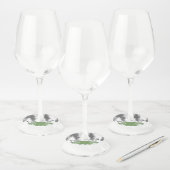 Labels van winterWonderland - Glasglas - Groen (Set)