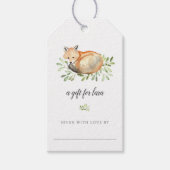 Labels van Woodland Fox Display Cadeaulabel (Voorkant)