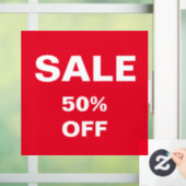 Labels verkopen voor feestelijke aanbiedingen raamsticker (Huis)