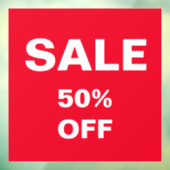 Labels verkopen voor feestelijke aanbiedingen raamsticker (Vel 3)