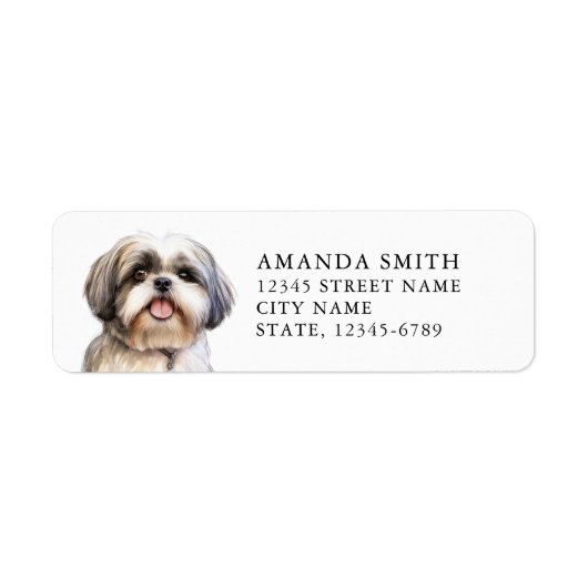 Labels verzendadres Tzu Return (Voorkant)
