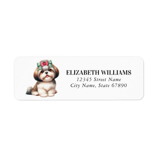 Labels verzendadres Tzu Return (Voorkant)