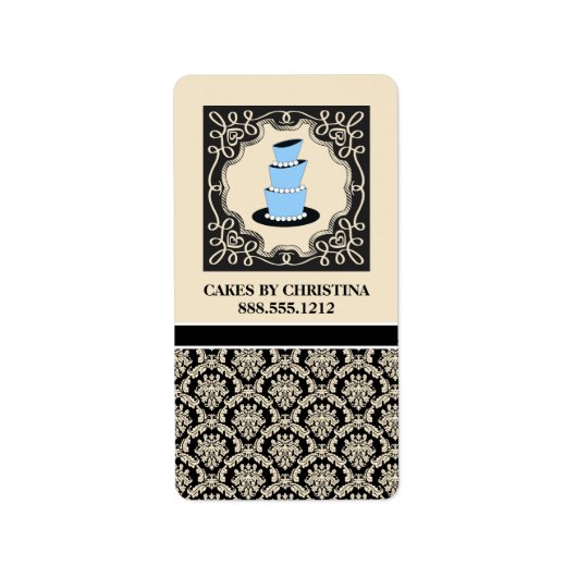 Labels voor bakkerij-producten {koekjes} (Voorkant)