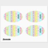 Labels voor cadeautjes bij paasbehandeling (Vel)