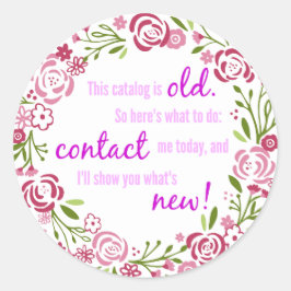 Labels voor cataloguslabels voor stickers