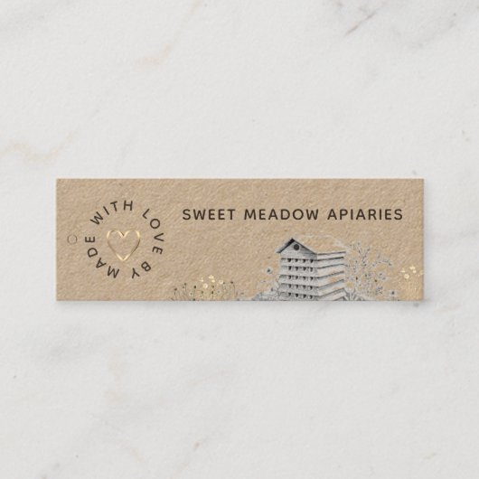 Labels voor de sluiting van bijenteeltproducten (Voorkant)