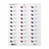 Labels voor docenten Engels (Full Sheet)