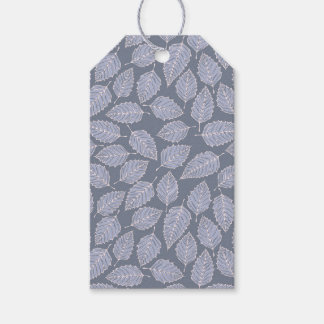 Labels voor hedendaagse bladeren cadeaulabel