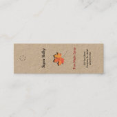 Labels voor het dragen van een propje lederen mant (Voorkant)