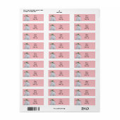 labels voor het retouradres van de witte dove (Full Sheet)