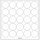 Labels voor Ink Sample Bottles (Vel)