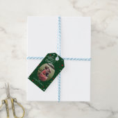 Labels voor kerstcadeaufoto's cadeaulabel (Met Touw)