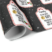 Labels voor kerstsnoepriet cadeaupapier (Rol Hoek)