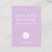 Labels voor kleding Hang Labels Kleine Onderneming (Voorkant)