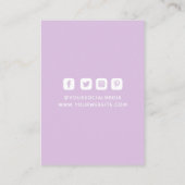 Labels voor kleding Hang Labels Kleine Onderneming (Achterkant)