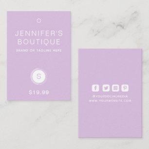 Labels voor kleding Hang Labels Kleine Onderneming