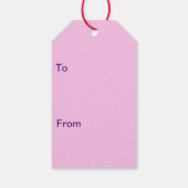 Labels voor regenboogharten cadeaulabel (Achterkant)