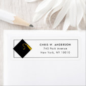 Labels voor retouradres afstuderen (Insitu)