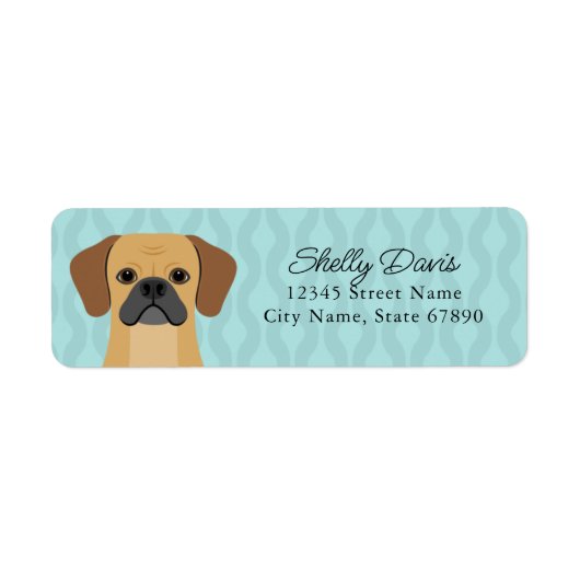 Labels voor retouradres puggle (Voorkant)