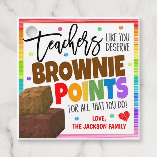 Labels voor schoolcadeaus (Voorkant)