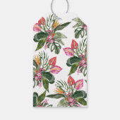 Labels voor Tropical Wedding Gift Cadeaulabel (Achterkant)