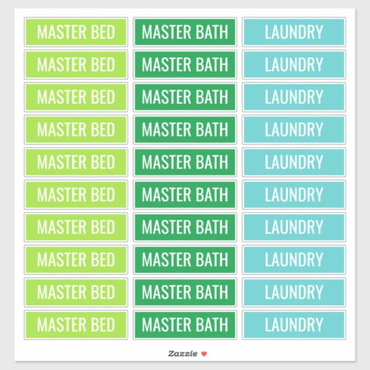  labels voor verhuisdozen (Vel)