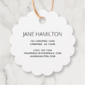 Labels voor verpakkingsmateriaal voor kleine bedri (Achterkant)