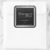 Labels voor verpakkingsmaterialen van Classy Black (Tas)