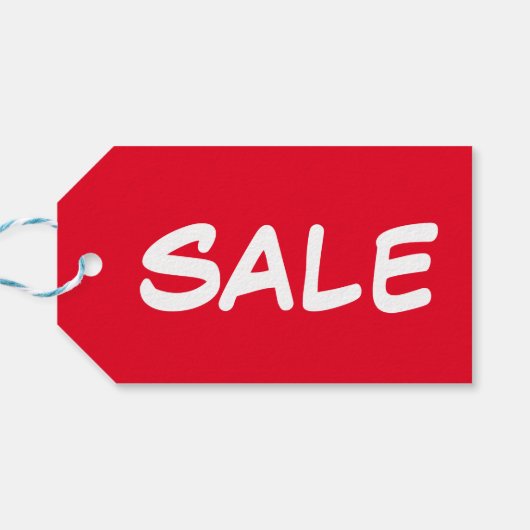 Labels voor zakelijke verkoop cadeaulabel (Achterkant Horizontaal)