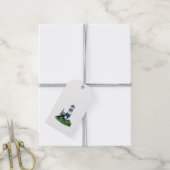 Labels vuurtoren cadeaulabel (Met Touw)