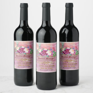 labelset voor potten wijn etiket