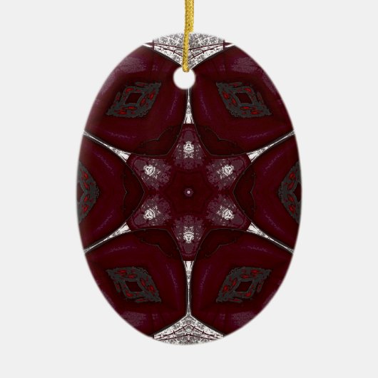 Labia Fluer Prem Mandal Keramisch Ornament (Voorkant)