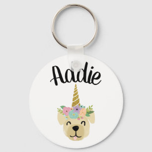 Labicorn - Labrador Retriever Eenhoorn - Gele Lab Sleutelhanger