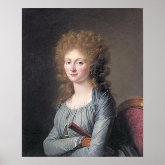 Labille-Guiard - Duchess of Aiguillon 1770 Poster (Voorkant)