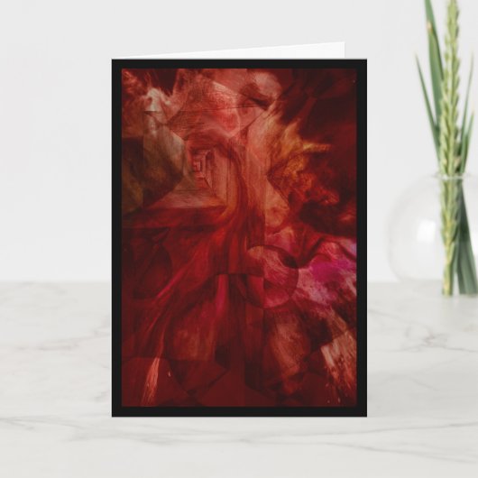 L'abîme de l'autre côté de la carte de voeux (Devant)