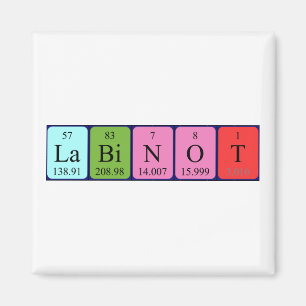 Labinot periodiek table name magnet magneet