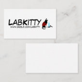 LabKitty on Zazzle Informatiekaartje (Voorkant / Achterkant)