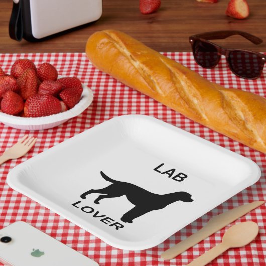 lablover papieren bordje (Picknick)