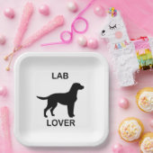 lablover papieren bordje (Feest)