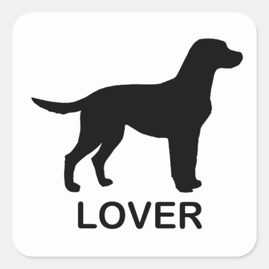 lablover vierkante sticker (Voorkant)