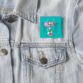 Labmuis Vierkante Button 5,1 Cm (In situ)